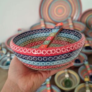 Bowl G con cucharita - ARC/ROJ