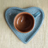 Set taza STD y plato corazón CH - AZC - Imagen 2