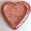 Set de 3 platos de corazón - ROJ